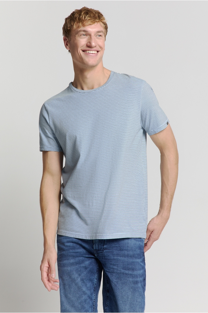 STRIPED CREWNECK T SHIRT 28340471 134 SKY